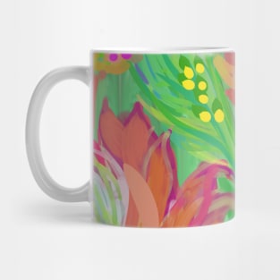 Abstract Protea tropical garden Mug